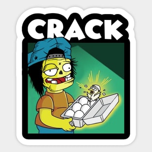 CRACK Sticker